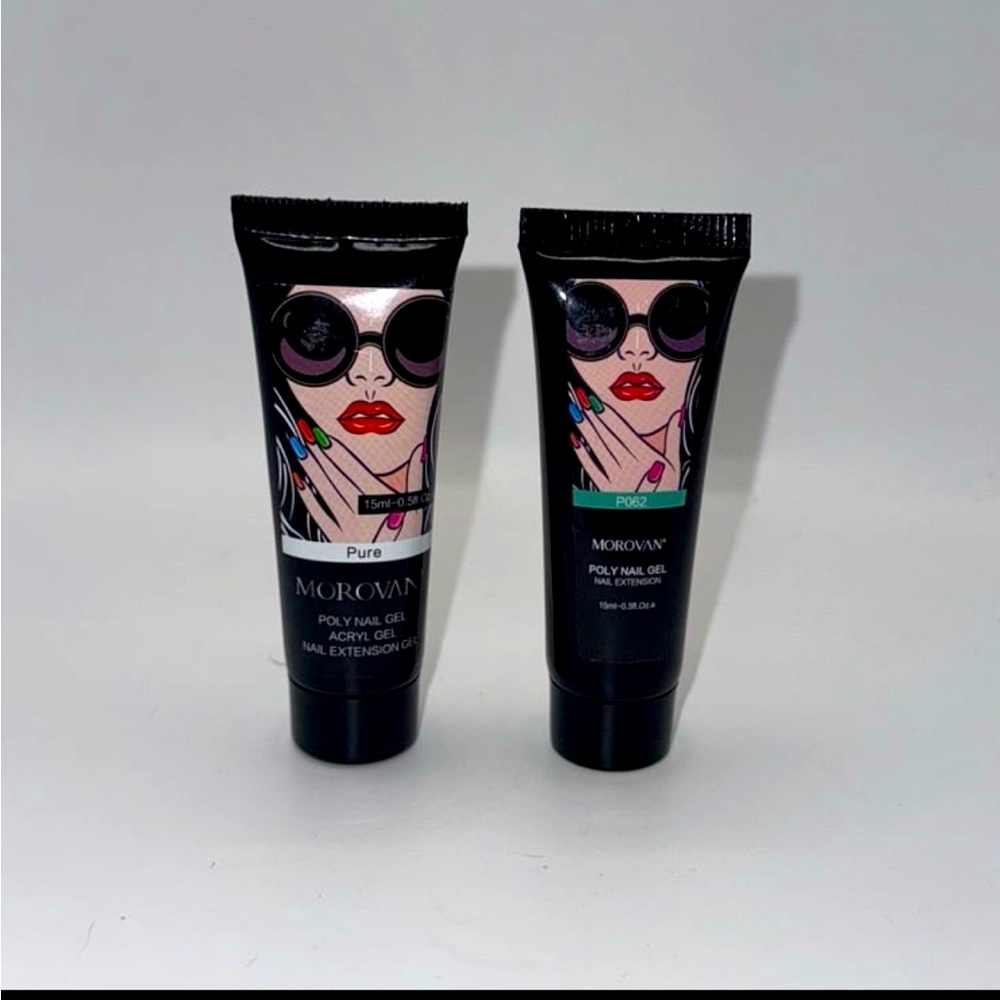 NEW Morgan Poly Nail Gel - P062 and Pure